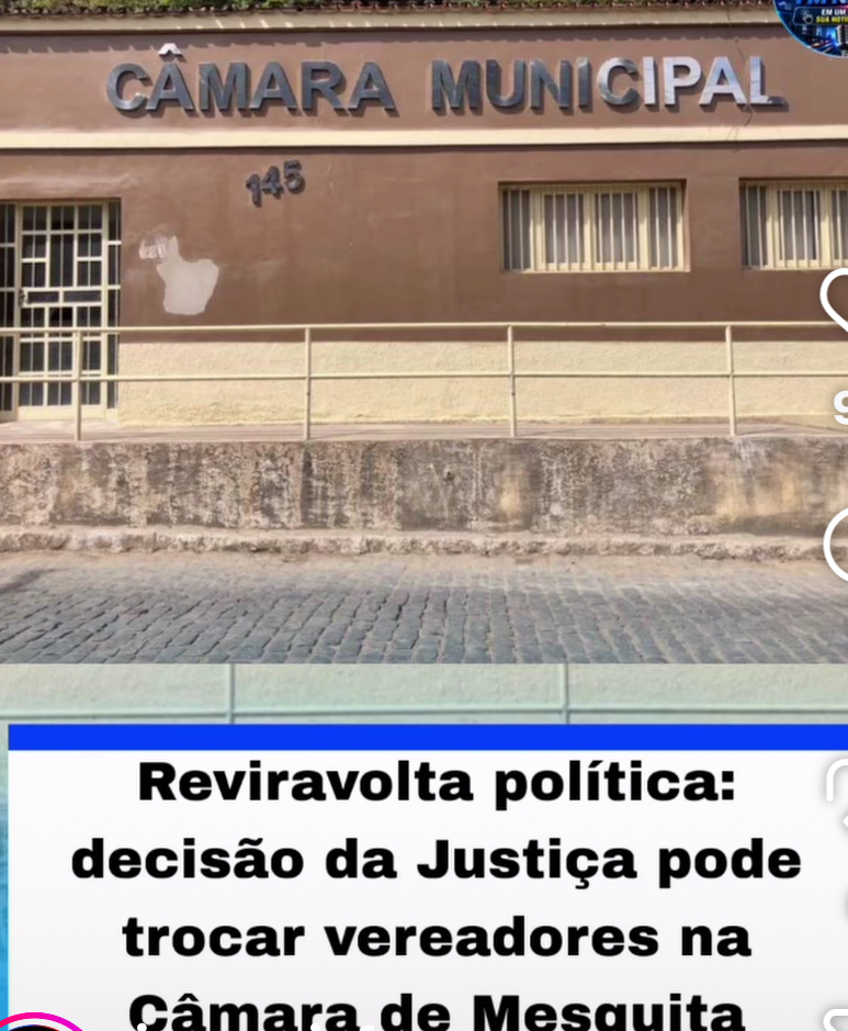 Fraude à cota de gênero pode mudar composição da Câmara Municipal de Mesquita após decisão da Justiça Eleitoral