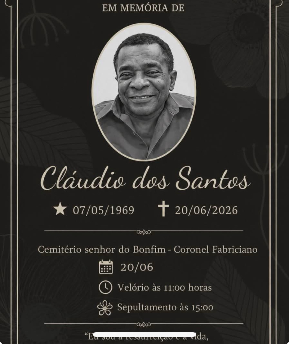 LUTO | Morre Cláudio dos Santos, eterno Tigrinho de Aço do Ipatinga Futebol Clube