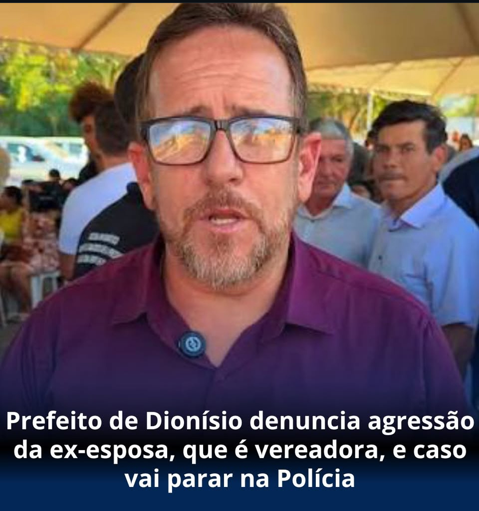 Prefeito de Dionísio registra boletim de ocorrência após confusão com ex-esposa, vereadora do município